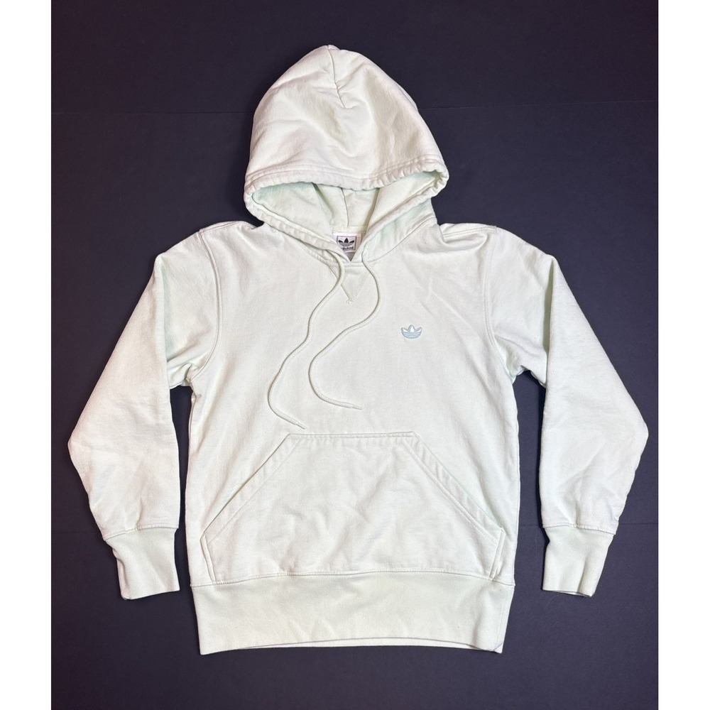 Adidas Originals Trefoil Hoodie Mint Green Unisex Adults Size Small